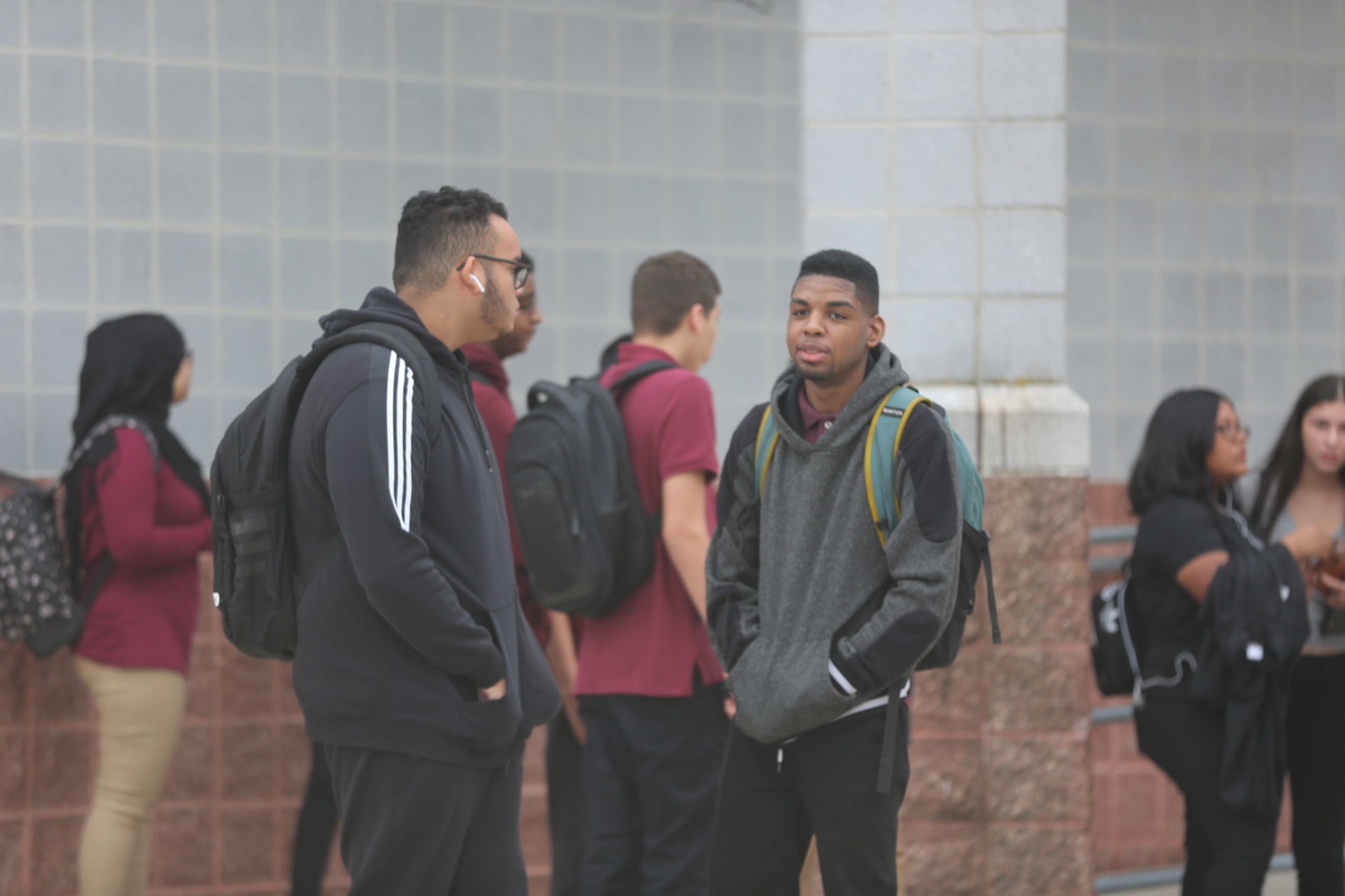 First Day at Pleasantville High School